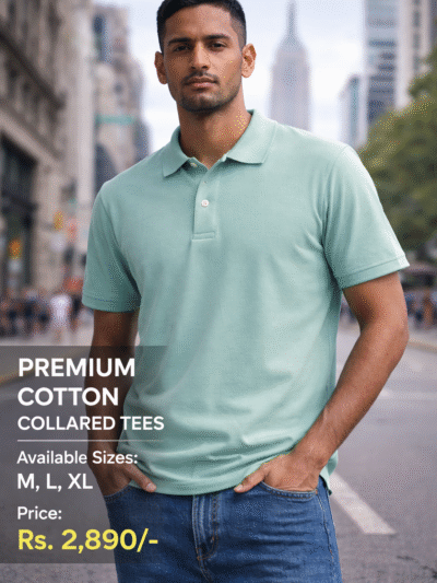 Premium Cotton Collared T-Shirt